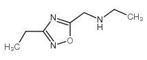 N-[(3-乙基-1,2,4-噁二唑-5-基)甲基]乙胺结构式