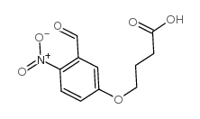4-(3-甲酰基-4-硝基苯氧基)-丁酸结构式