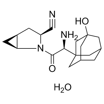 沙格列汀单水化合物结构式
