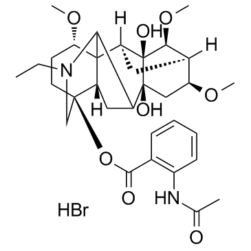 Lappaconitine Hydrobromide Structure