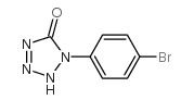 1-(4-溴苯基)-1,2-二氢-5H-四唑-5-酮结构式