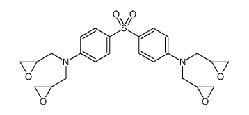 Oxiranemethanamine, N,N'-(sulfonyldi-4,1-phenylene)bis[N-(2-oxiranylmethyl)-, homopolymer Structure