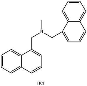 N-Methyl-d3-N-(1-naphthalenylmethyl)-1-naphthalenemethanamine Hydrochloride Structure