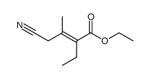 2-ethyl-4-cyano-3-methyl-crotonic acid ethyl ester Structure