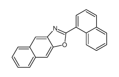 2-naphthalen-1-ylbenzo[f][1,3]benzoxazole结构式
