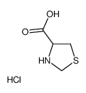 1,3-thiazolidine-4-carboxylic acid,hydrochloride Structure