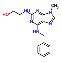 2-(2'-羟基乙基氨基)-9-甲基-6-(苄基氨基)嘌呤图片