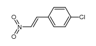 p-chloro-beta-nitrostyrene Structure