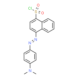 4-[[4-(Dimethylamino)phenyl]azo]-1-naphthalenesulfonyl chloride结构式