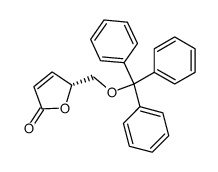 (R)-(+)-5-triphenylmethyloxymethyl-2 (5H)-furanone Structure