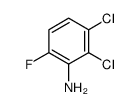 2,3-二氯-6-氟苯胺结构式