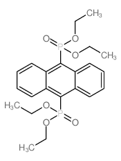 [10-(二乙氧基磷)-蒽-9-基]磷酸二乙酯结构式