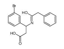N-苯乙酰胺-间溴-β-苯丙氨酸结构式