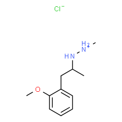 1-(2-methoxyphenyl)propan-2-yl-methylamino-azanium chloride Structure
