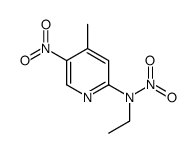 N-ethyl-N-(4-methyl-5-nitropyridin-2-yl)nitramide结构式