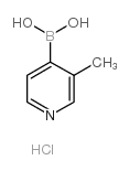 3-甲基-4-吡啶硼酸盐酸盐结构式