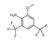 2-Methoxy-4,6-bis(trifluoromethyl)aniline Structure