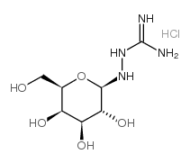 N1-b-D-半乳糖吡喃糖基氨基-胍盐酸盐结构式