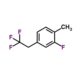 2-Fluoro-1-methyl-4-(2,2,2-trifluoroethyl)benzene结构式