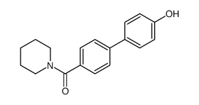 (4-羟基-[1,1-联苯]-4-基)(哌啶-1-基)甲酮结构式