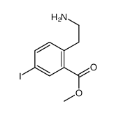2-(2-氨基乙基)-5-碘苯甲酸甲酯结构式