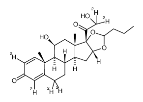 Budesonide-d6 Structure