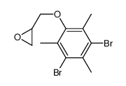 2-[(3,5-dibromo-2,4,6-trimethylphenoxy)methyl]oxirane Structure