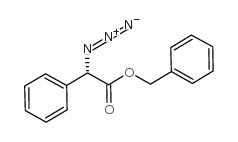 (S)-苄基 2-叠氮基-2-乙酸苯酯结构式