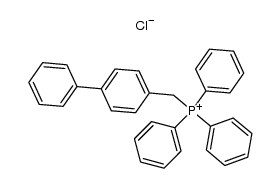 [(4-biphenylyl)methyl]triphenylphosphonium chloride Structure