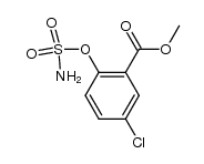 methyl 5-chloro-2-(sulfamoyloxy)benzoate结构式
