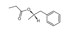 Propionic acid (R)-1-methyl-2-phenyl-ethyl ester Structure