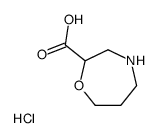 2-Homomorpholinecarboxylic Acid Hydrochloride Structure