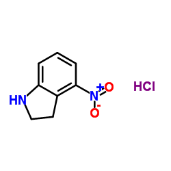 4-Nitroindoline hydrochloride (1:1)结构式