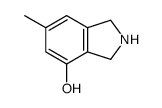 6-methyl-2,3-dihydro-1H-isoindol-4-ol结构式