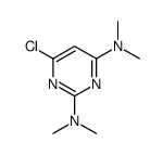 4-氯-2,6-双(二甲基氨基)嘧啶结构式