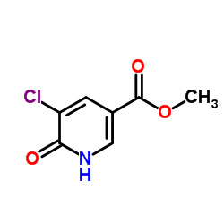 Methyl 5-chloro-6-hydroxynicotinate Structure