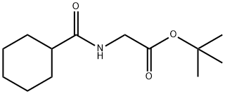 2-(环己烷甲酰胺基)乙酸叔丁酯结构式