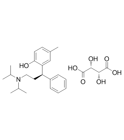 Tolterodine tartrate structure
