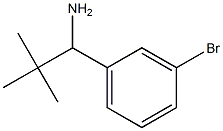 1-(3-BROMOPHENYL)-2,2-DIMETHYLPROPAN-1-AMINE Structure