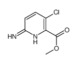 6-氨基-3-氯吡啶甲酸甲酯结构式
