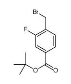 tert-butyl 4-(bromomethyl)-3-fluorobenzoate Structure