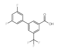 3-(3,5-二氟苯基)-5-三氟甲基苯甲酸结构式