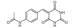 acetic acid-[4-(2,4,6-trioxo-tetrahydro-pyrimidin-5-ylidenemethyl)-anilide] Structure