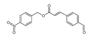 p-nitrobenzyl 4-formylcinnamate结构式