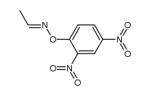 O-(2,4-dinitrophenyl)acetaldoxime Structure