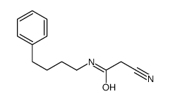 2-cyano-N-(4-phenylbutyl)acetamide Structure
