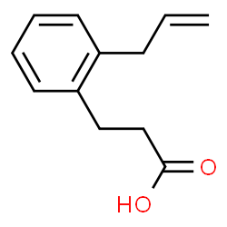3-(2-烯丙基苯基)丙酸结构式