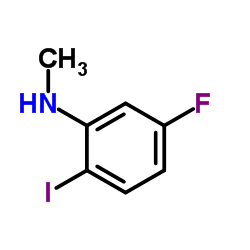 5-Fluoro-2-iodo-N-methylaniline Structure