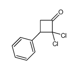 2,2-dichloro-3-phenylcyclobutan-1-one Structure