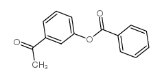间苯甲酰氧基苯乙酮结构式